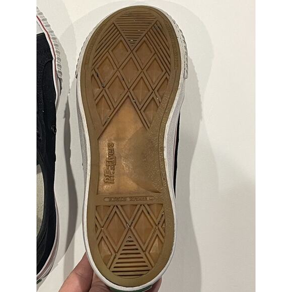 Posture Foundation PF Flyers BLACK Canvas Sneaker STYLE 1711 Unisex M-9 / W-10.5 - Picture 8 of 8